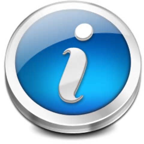 information blue-button